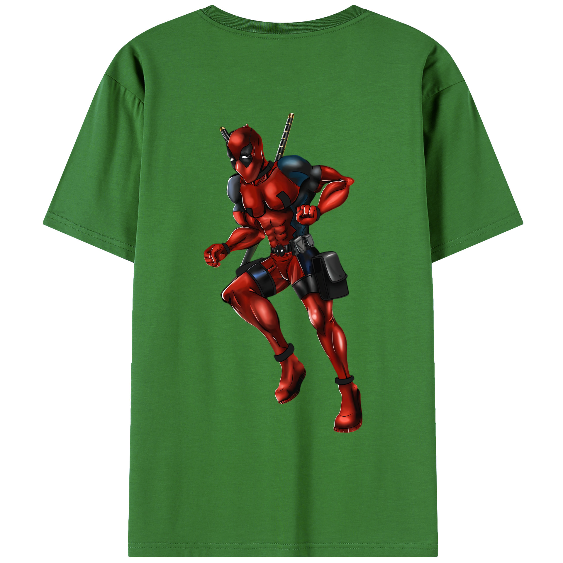 （画像用） Deadpool デッドプール レディース半袖Tシャツ(バックプリント)